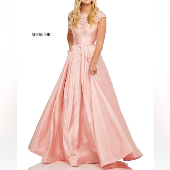 Sherri Hill Blush Evening Dress - Picture 1 of 15